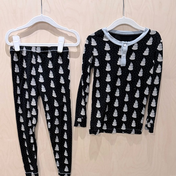 Kickee Pants Other - Kickee Pants Snowman Kids Pajama Set